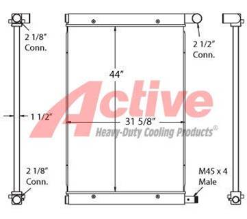 Volvo Radiator for a Volvo Ce Generator