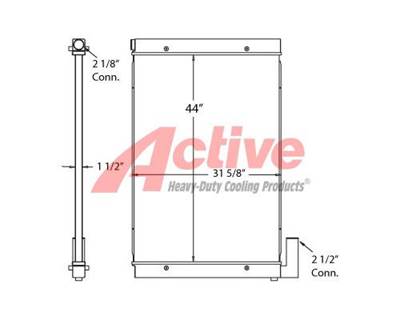 Volvo Radiator for a Volvo Ce Generator