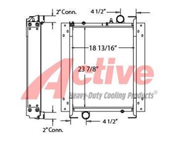 Volvo TAD520GE Radiator for a Volvo Ce TAD520GE