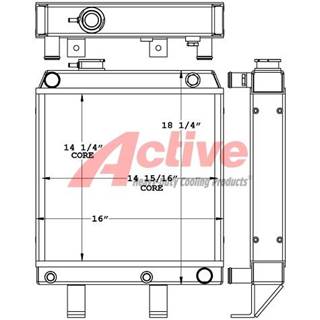 Wacker Neuson RT-SC2 Radiator for a Wacker Neuson RT-SC-2 Trench Roller