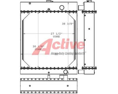 Watson Drill Rig Radiator