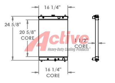 Yanmar 40 Series Ecavator Radiator