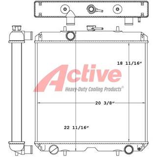 Yanmar VIO40-3 Radiator