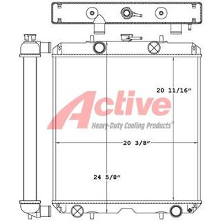 Yanmar VIO90 Radiator