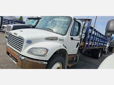 Freightliner M2 106 24 ft Flatbed Truck - 6 Speed Manual