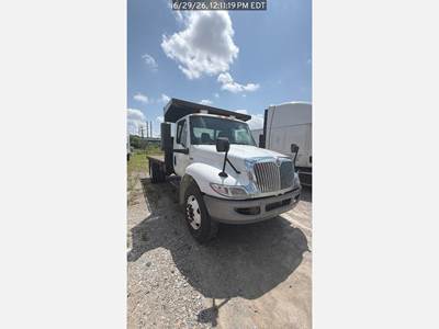 International MV Flatbed Truck