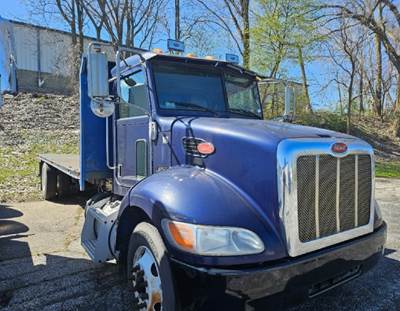 Peterbilt 337 24 ft Flatbed Truck - Automatic