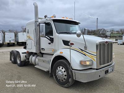 Peterbilt 567 Sleeper Semi Truck - Flat Top, Cummins 450HP, 13 Speed Manual