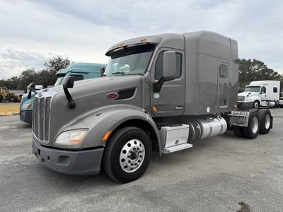 Peterbilt 579 Sleeper Semi Truck - 80" Mid Roof, Cummins 450HP, Automatic