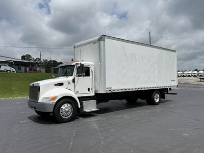 Peterbilt 337 26 ft Box Truck - 300HP, 6 Speed Allison Rds Automatic, Swing Door