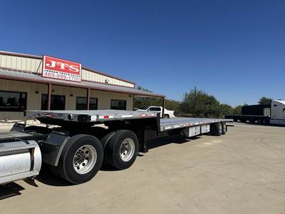 Brazos 53x102 Combination Flatbed Trailer - Air Ride, Sliding Spread Axle
