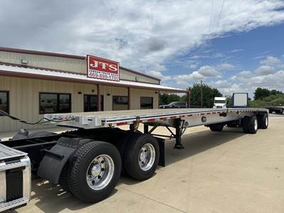 MAC 48x102 Aluminum Flatbed Trailer - Air Ride, Fixed Spread Axle