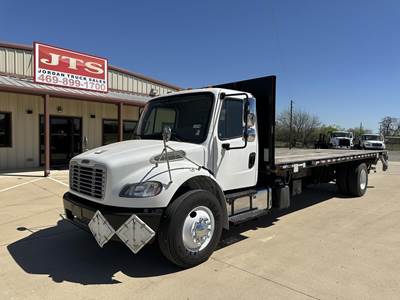 Freightliner M2 106 Flatbed Truck - 240HP, 6 Speed Allison Hs Automatic, Liftgate