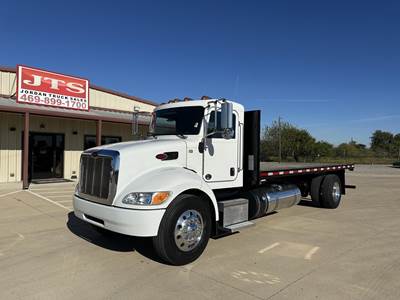 Peterbilt 337 20 ft Flatbed Truck - 260HP, 6 Speed Allison Hs Automatic