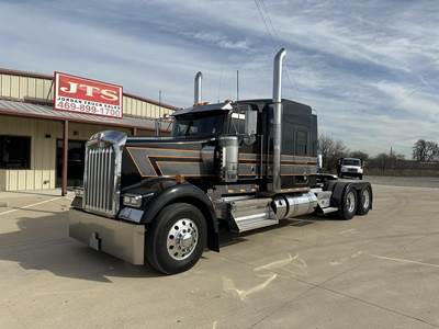 Kenworth W900L Sleeper Semi Truck - 72" Mid Roof Sleeper, Cummins 565HP, 18 Speed Manual