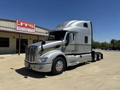 Peterbilt 579 Sleeper Semi Truck - 80" Raised Roof Sleeper, Cummins 500HP, 12 Speed Endurant Amt