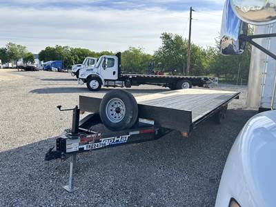 PJ 24x102 Tandem Axle Steel Tag Trailer - Spring, Fixed Axle