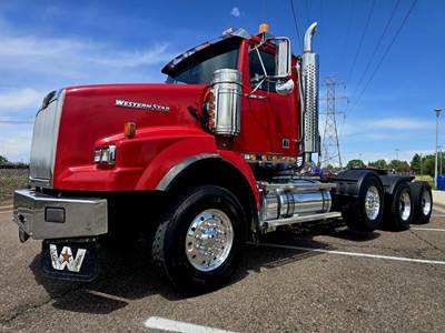 Western Star 4900 Tri Axle Day Cab Truck - Cummins 550HP, 18 Speed Manual