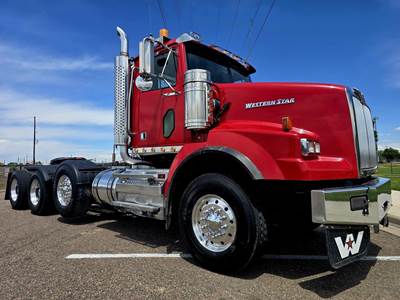 Western Star 4900 Tri Axle Day Cab Truck - Cummins 550HP, 18 Speed Manual
