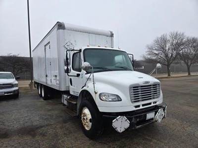 Freightliner M2 106 26 ft Box Truck - 270HP, 6 Speed Allison Hs Automatic, Roll up Door, Liftgate