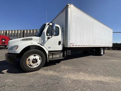 Freightliner M2 106 30 ft Box Truck - 280HP, 6 Speed Allison Rds Automatic, Roll up Door