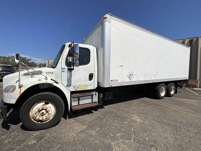 Freightliner M2 106 26 ft Box Truck - 270HP, 6 Speed Allison Hs Automatic, Roll up Door, Liftgate