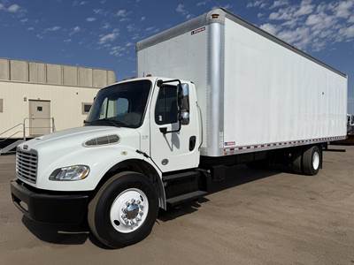 Freightliner M2 106 30 ft Box Truck - 280HP, 6 Speed Allison Rds Automatic, Roll up Door
