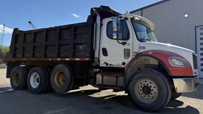 Freightliner M2 106 Tri Axle Dump Truck - Mercedes-Benz 280HP, 6 Speed Allison Rds Automatic, 16' Dump
