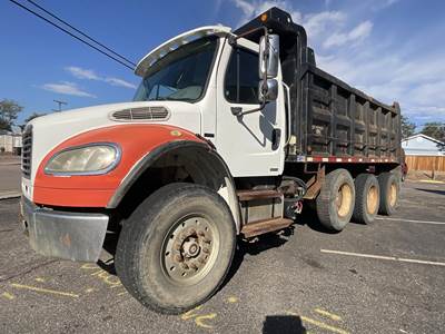 Freightliner M2 106 Tri Axle Dump Truck - Mercedes-Benz 280HP, 6 Speed Allison Rds Automatic, 16' Dump