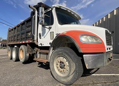 Freightliner M2 106 Tri Axle Dump Truck - Mercedes-Benz 280HP, 6 Speed Allison Rds Automatic, 16' Dump