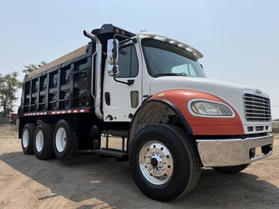 Freightliner M2 106 Tri Axle Dump Truck - Mercedes-Benz 280HP, 6 Speed Allison Rds Automatic, 16' Dump