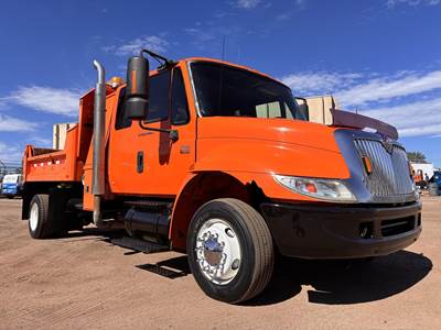 International DuraStar 4300 Single Axle Dump Truck - DT466 230HP, 6 Speed Allison Rds Automatic