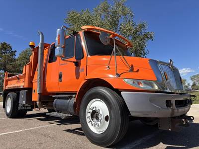 International DuraStar 4300 Single Axle Dump Truck - DT466 230HP, 6 Speed Allison Rds Automatic