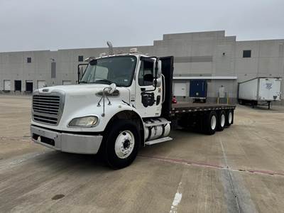 Freightliner M2 112 Tandem Axle Flatbed Truck - 450HP, 10 Speed I Shift Manual