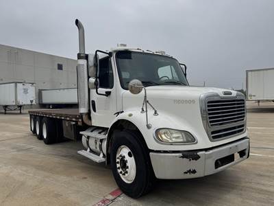 Freightliner M2 112 Tandem Axle Flatbed Truck - 450HP, 10 Speed I Shift Manual