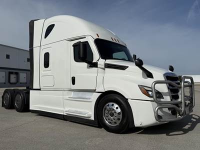 Freightliner Cascadia 126 Sleeper Semi Truck - Raised Roof Sleeper, Detroit 455HP, 12 Speed Dt12 Automatic