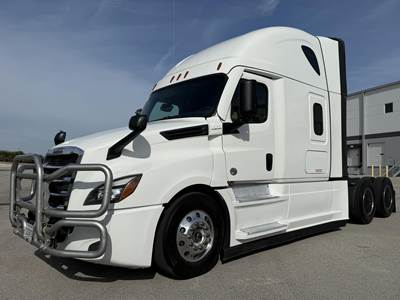 Freightliner Cascadia 126 Sleeper Semi Truck - Raised Roof Sleeper, Detroit 455HP, 12 Speed Dt12 Automatic