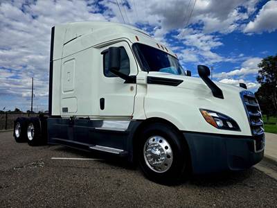 Freightliner Cascadia 126 Sleeper Semi Truck - 72" Mid Roof Sleeper, Detroit 455HP, 12 Speed Dt12 Amt