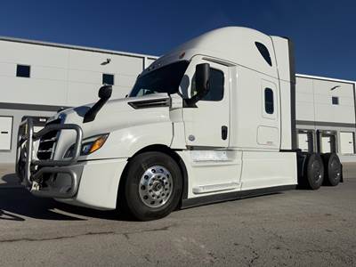 Freightliner Cascadia 126 Sleeper Semi Truck - Raised Roof Sleeper, Detroit 455HP, 12 Speed Dt12 Automatic