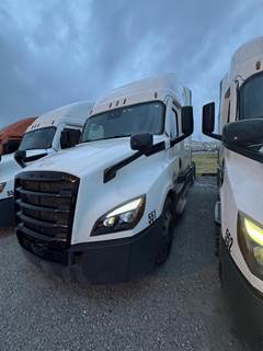 Freightliner Cascadia 126 Sleeper Semi Truck - 76" Raised Roof Sleeper, Detroit 455HP, 12 Speed Dt12 Automatic