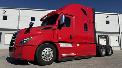 Freightliner Cascadia 126 Sleeper Semi Truck - 76" Raised Roof Sleeper, Detroit 450HP, 12 Speed Dt12 Automatic