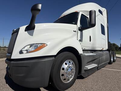 International LT Sleeper Semi Truck - 73" Raised Roof Sleeper, Cummins 450HP, 12 Speed Endurant Automatic