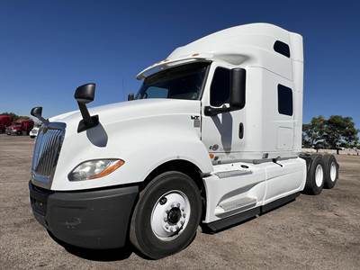 International LT Sleeper Semi Truck - 72" Raised Roof Sleeper, Cummins 400HP, 12 Speed Automatic