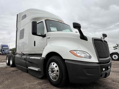 International LT Sleeper Semi Truck - 73" Raised Roof Sleeper, Cummins 400HP, 12 Speed Endurant Automatic