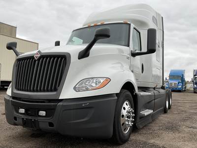 International LT Sleeper Semi Truck - 73" Raised Roof Sleeper, Cummins 400HP, 12 Speed Endurant Automatic