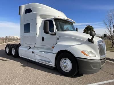 International LT Sleeper Semi Truck - 72" Raised Roof Sleeper, Cummins 400HP, 12 Speed Automatic
