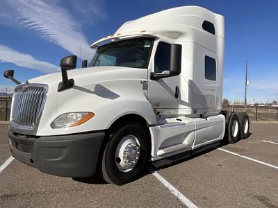 International LT Sleeper Semi Truck - 72" Raised Roof Sleeper, Cummins 400HP, 12 Speed Automatic