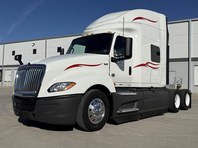 International LT Sleeper Semi Truck - Raised Roof Sleeper, Cummins 450HP, 10 Speed Manual