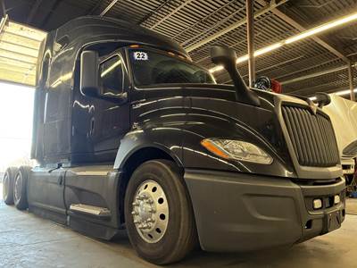 International LT Sleeper Semi Truck - 73" Raised Roof Sleeper, Cummins 450HP, 12 Speed Amt