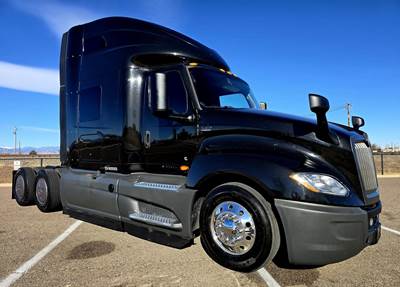 International LT Sleeper Semi Truck - 73" Raised Roof Sleeper, Cummins 450HP, 12 Speed Amt